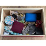 Box of costume jewellery