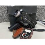 Canon 723 XL power zoom movie camera & Weston Master universal exposure meter, both with original