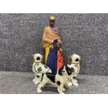 Large limited edition “soul journeys” Maasai mtundu figure titled teacher of knowledge H52cm,