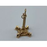 9ct gold landmark charm, 4g