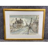 Watercolour painting of “the Royal Albert” Dock road North Shields, ALBERT HENRY HERBERT 1914-1982