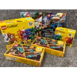 Total of 4 Boxed Lego sets & 2x Lego themed books