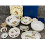 Total of 7 pieces of Royal Worcester evesham ware, also includes Worcester coasters