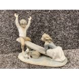 Lladro figure 4867 seesaw