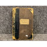 Antique hardback ledger - dated late 1800’s