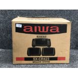 Aiwa black net speaker system SX-CR423 still boxed