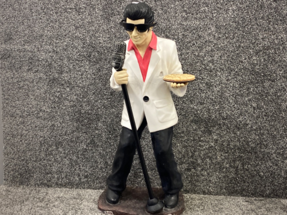 Large Resin Elvis Presley figure - height 74cm