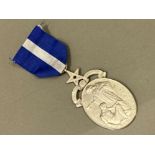 1930s Masonic hospital Freemasons medal “jewel of kindness” awarded to those who supported