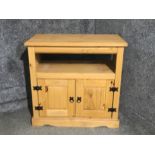 Corona Mexican pine entertainment unit