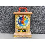 1960s Fisher-Price Tick Tock teaching clock, in good working condition