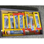 Box of Halco fishing hooks