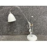 Vintage angle poise desk lamp, in cream