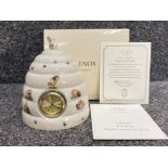 Lenox fine ivory China Disney 2000 collection “time for honey” Winnie the Pooh timepiece, with