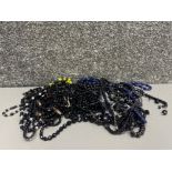 Lot of various beaded necklaces