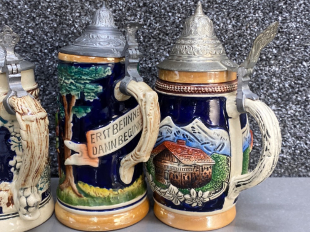 Total of 5 collectable German beer steins - Bild 3 aus 3