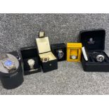 Total of 6 wristwatches “all boxed”