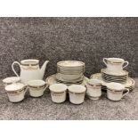 26 pieces of vintage fine porcelain tea China
