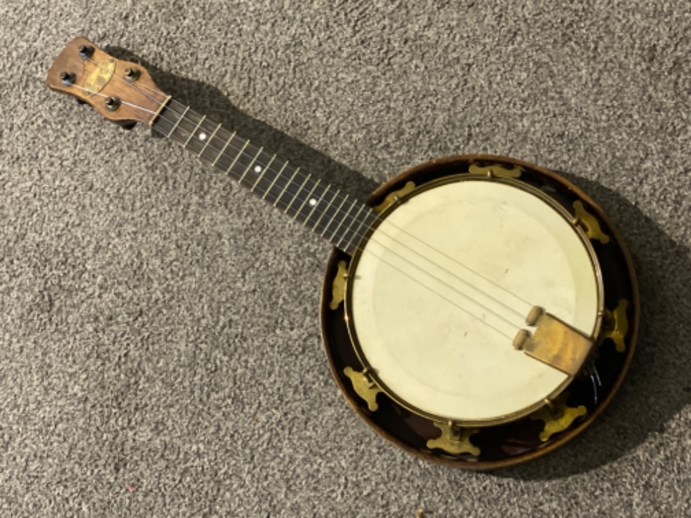 Vintage vega style Banjo with protective hardcase - Bild 2 aus 3