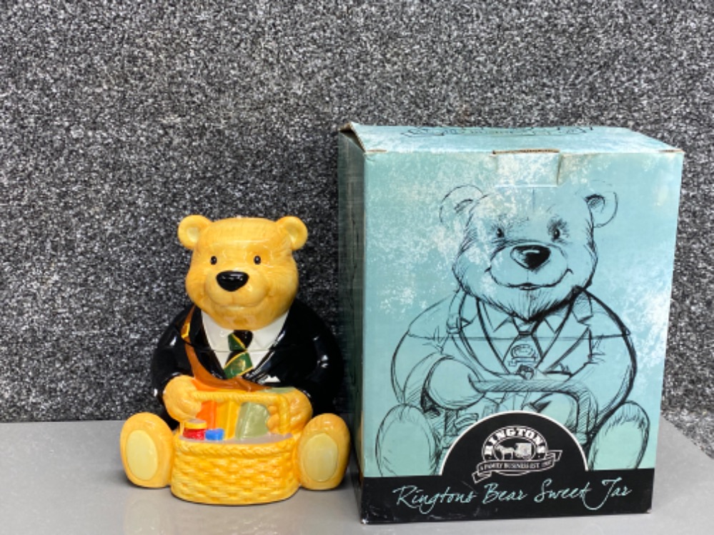 Ringtons novelty bear sweet jar