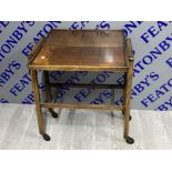 Vintage oak extending trolley/games table