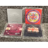 4x Royal Mint Brilliant uncirculated coin collections dated 1993, 1995, 1997 & 2000 Millennium,