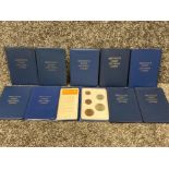 Total of 10 “Britains first decimal coins” 5 coin sets