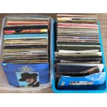 2 boxes containing a large amount of miscellaneous LP records