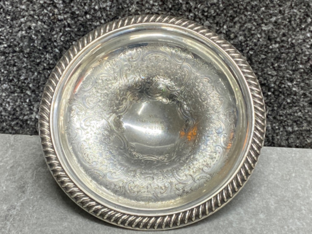 Mappin & Webb silver plated bowl