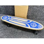 Vintage wooden Deluxe skate flyer board