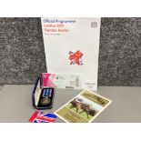 Official programme London 2012 Olympic Games together with unused Paralympic Games ticket,