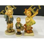 3 West German Hummel figures by Goebel