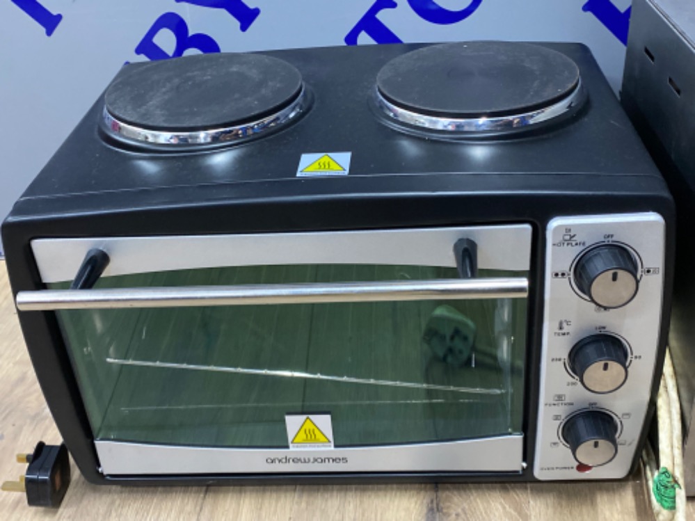 Andrew James table top hot plate together with a Vanguard catering grill - Bild 2 aus 3