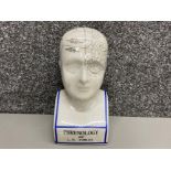 Porcelain Phrenology medical head by L.N.Fowler