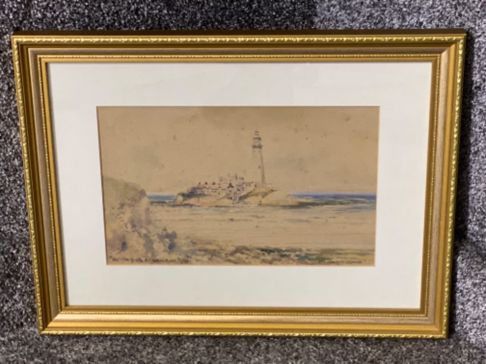 Gilt framed watercolour signed & dated by the artist bottom left “Victor Noble Rainbird” - 1933,