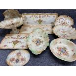 10 pieces of Crown Devon “fieldings”, including a mixture of bowls & trays etc