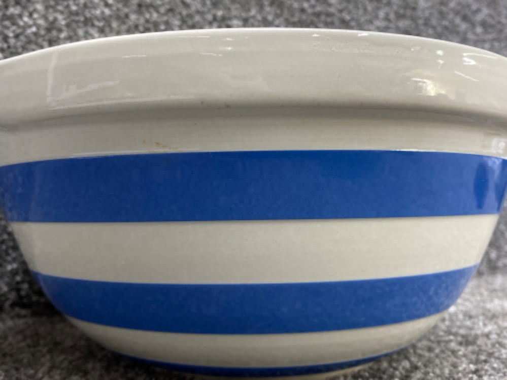 T.G.Green & Co blue & white Cornish Ware bowl, 26.5cm - Bild 2 aus 3