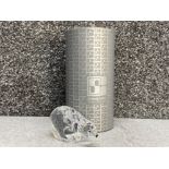 Swarovski Crystal animal ornament “Polar Bear” with original cylindrical box