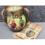 Limited edition Royal Doulton twin handled Loving cup - The Three Musketeers, with certificate of