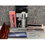 Total of 8 boxed pen sets including Paper-Mate, WHSmith signature collection etc, all with