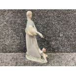 Lladro 4866 Girl with goose and dog in good condition