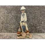 Lladro 5081 pottery girl in good condition