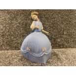 Lladro 5119 ‘Lilly’ Girl with blue dress in good condition