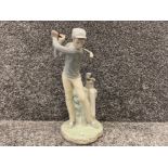 Lladro 4824 Golfer - slight damage to the hand as shown in the images