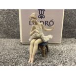 Lladro 5496 Recital in original box - damage to the rear of the skirt as shown in images