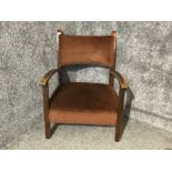 Antique children’s chair with studded back