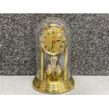 Royale Quartz 85 “Westminster” Anniversary clock with glass dome