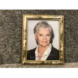Signed autograph of judi dench