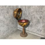 Large vintage floor standing drinks globe