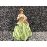 Royal Worcester fine bone china lady figure first dance 3629