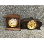 2 vintage mantle clocks